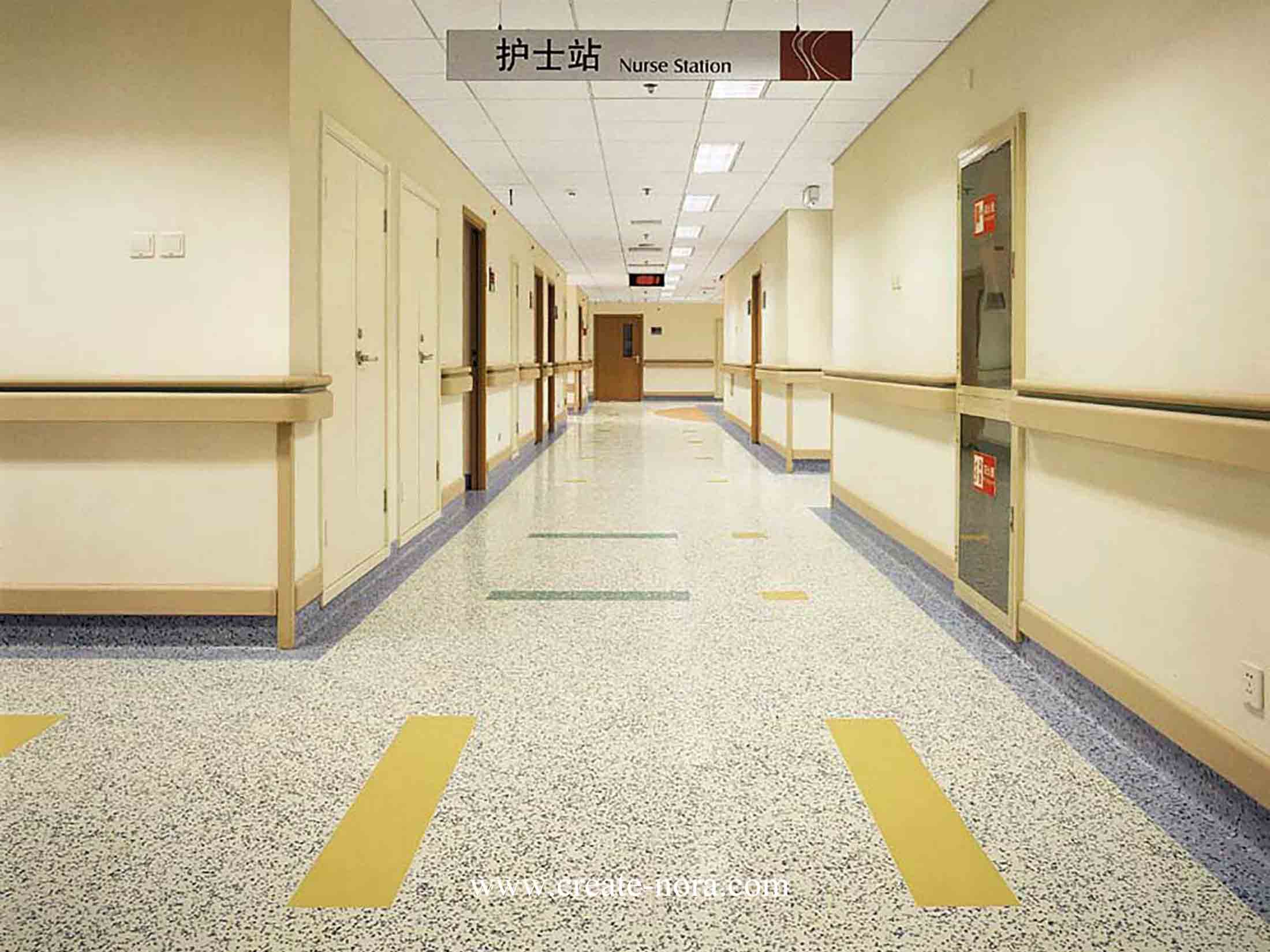 the photo of nora rubber flooring in Peking University First Hospital3